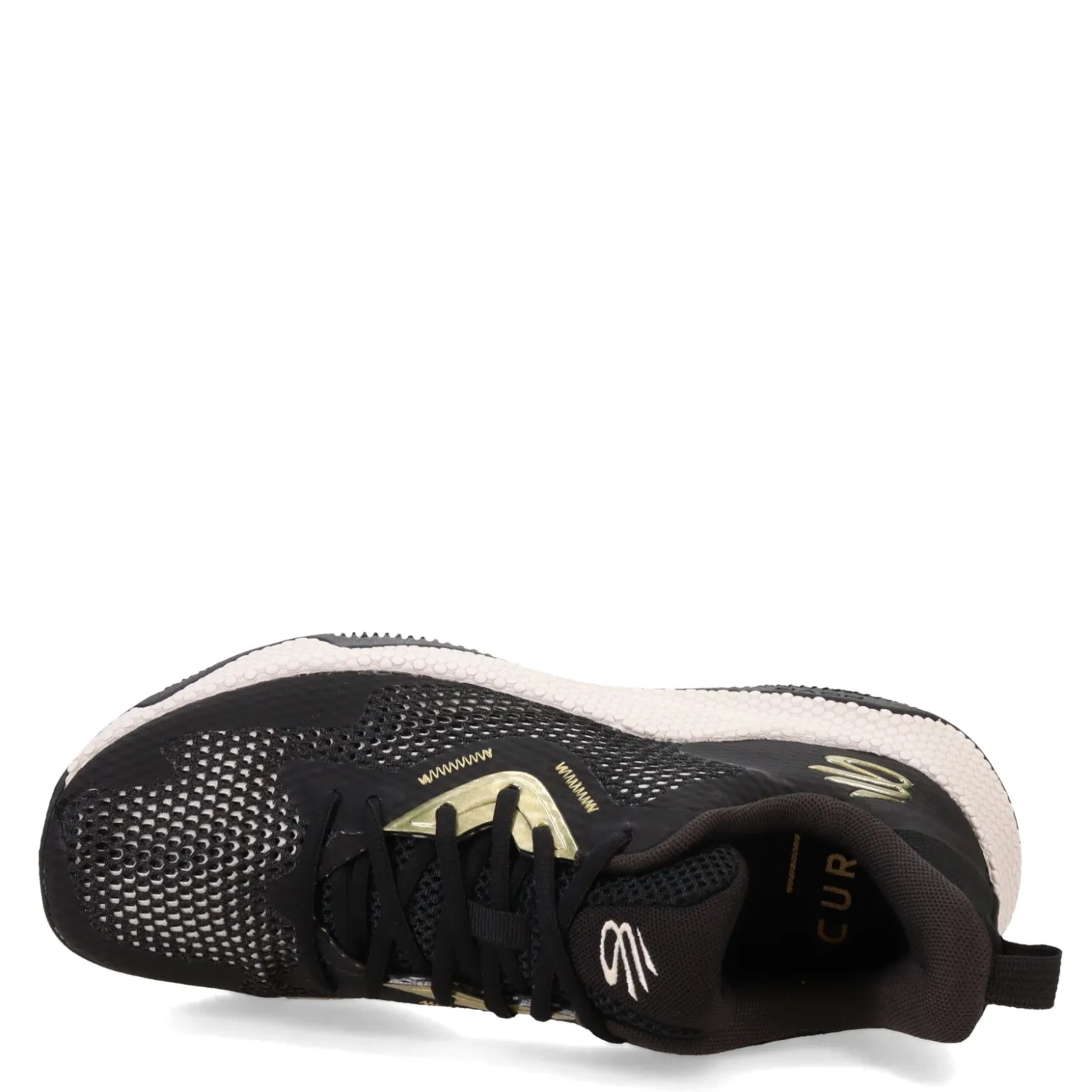 Court*Under Armour Men's , Curry HOVR Splash 3 Basketball Shoe Black/Jet Grey/Metallic Gold