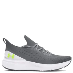 Running*Under Armour Men's , Shift Running Shoe Pitch Gray/White/High Vis Yellow