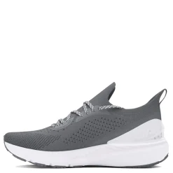 Running*Under Armour Men's , Shift Running Shoe Pitch Gray/White/High Vis Yellow
