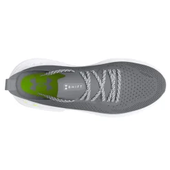 Running*Under Armour Men's , Shift Running Shoe Pitch Gray/White/High Vis Yellow