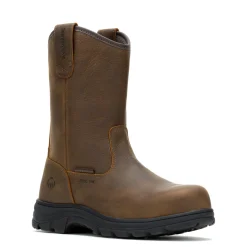 Work & Safety*Wolverine Men's Boots, Carlsbad Wellington Steel Toe Work Boot Sudan Brown