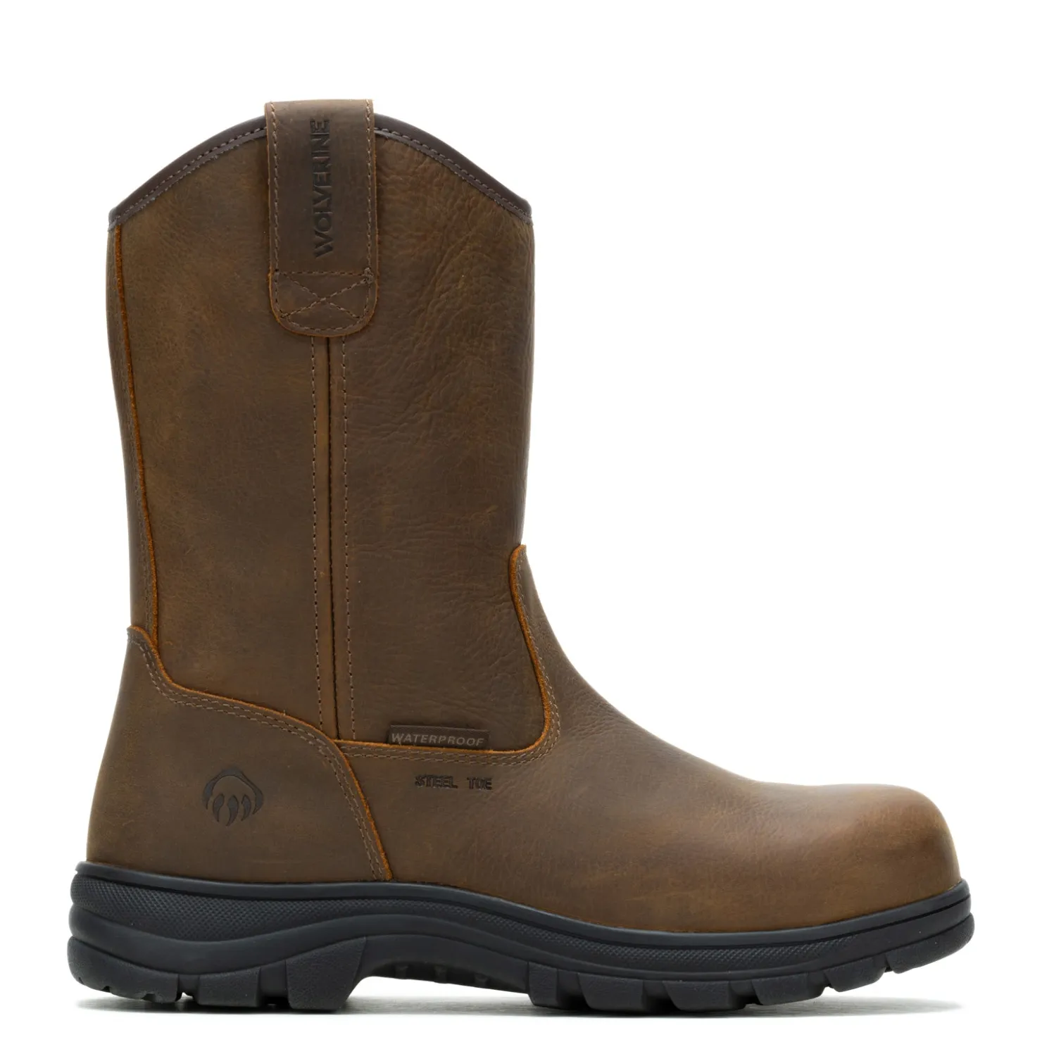 Work & Safety*Wolverine Men's Boots, Carlsbad Wellington Steel Toe Work Boot Sudan Brown