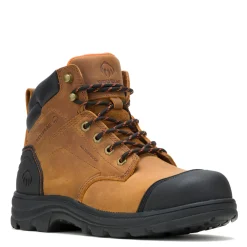 Work & Safety*Wolverine Men's Boots, Carlsbad Cap Toe 6-inch Steel Toe Waterproof Work Boot Tan