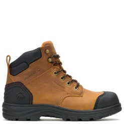 Work & Safety*Wolverine Men's Boots, Carlsbad Cap Toe 6-inch Steel Toe Waterproof Work Boot Tan