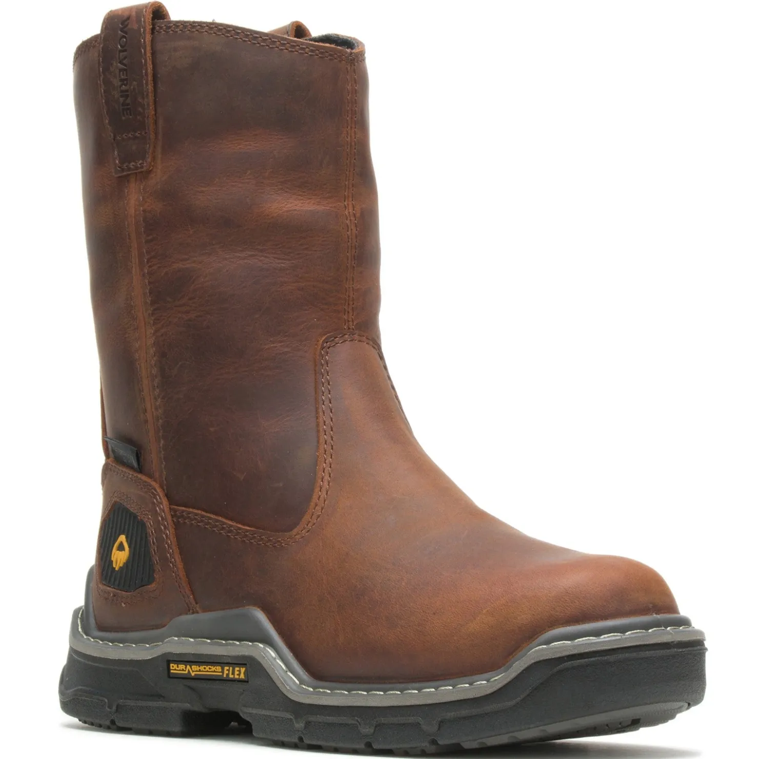 Work & Safety*Wolverine Men's Boots, Durashock Wellington Waterproof Insulated Work Boot Peanut