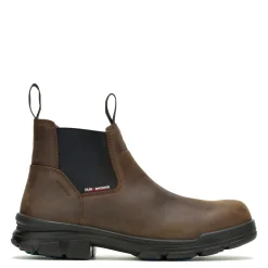 Work & Safety*Wolverine Men's Boots, DuraShocks SR Icon Romeo CarbonMax Work Boot Dark Brown Waterproof Leather