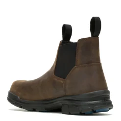 Boots*Wolverine Men's Boots, DuraShocks SR Icon Romeo CarbonMax Work Boot Dark Brown Waterproof Leather