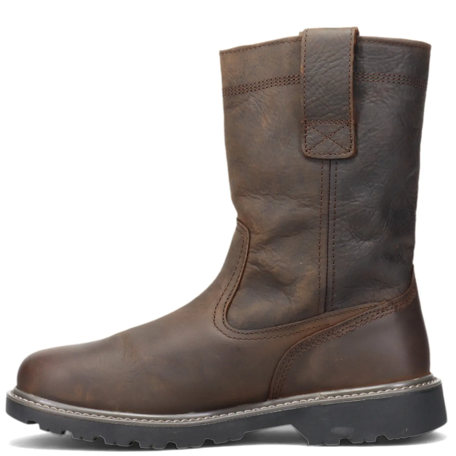 Work & Safety*Wolverine Men's Boots, Floorhand Wellington 10in Soft Toe Work Boot Dark Brown