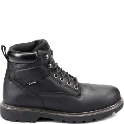 Work & Safety*Wolverine Men's Boots, Floorhand 6 inch Waterproof Work Boot. Black