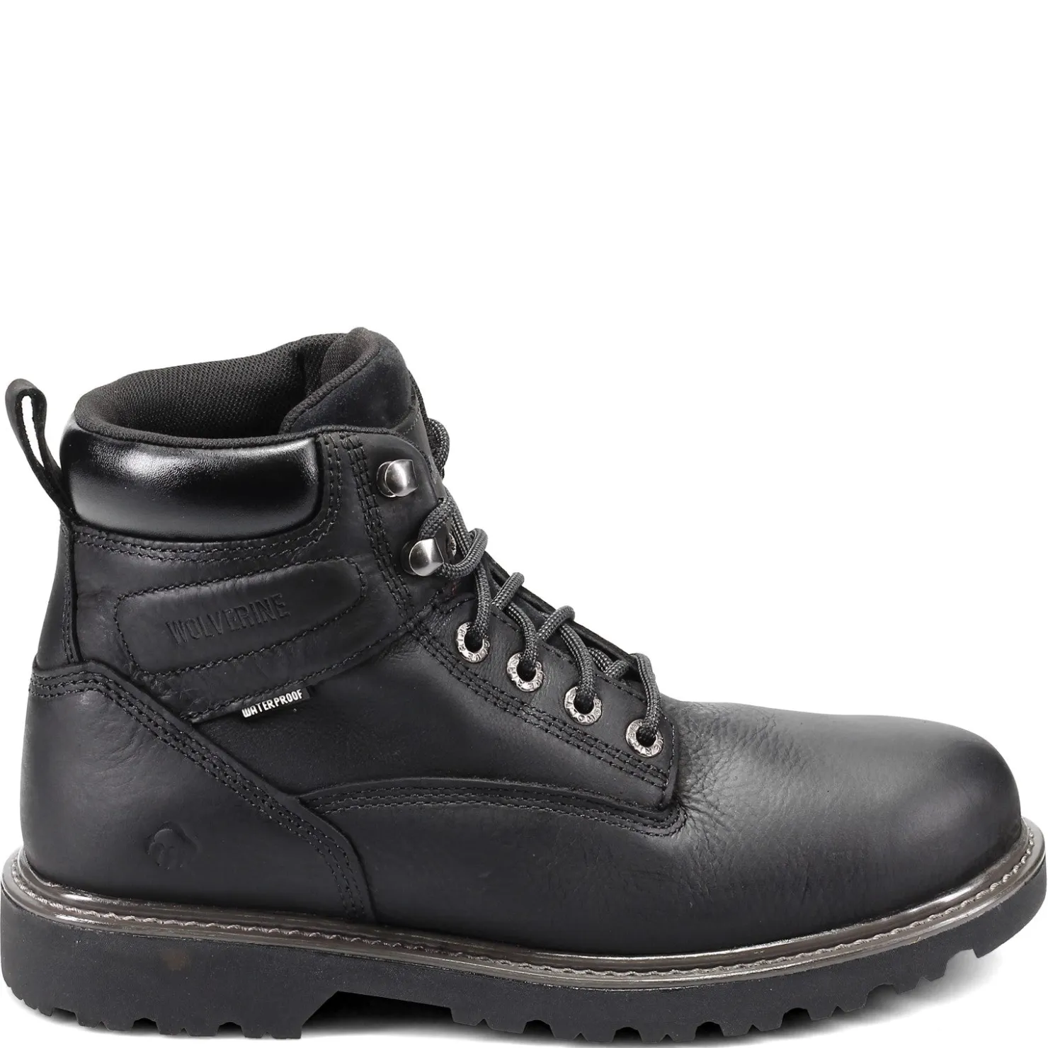 Work & Safety*Wolverine Men's Boots, Floorhand 6 inch Waterproof Work Boot. Black