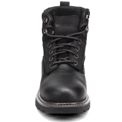 Work & Safety*Wolverine Men's Boots, Floorhand 6 inch Waterproof Work Boot. Black