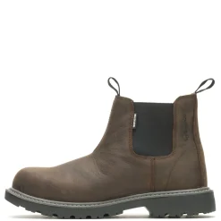 Work & Safety*Wolverine Men's Boots, Floorhand Romeo Soft Toe Work Boot Dark Brown