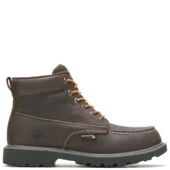 Work & Safety*Wolverine Men's Boots, Floorhand Moc Toe 6 inch Waterproof Work Boot Coffee