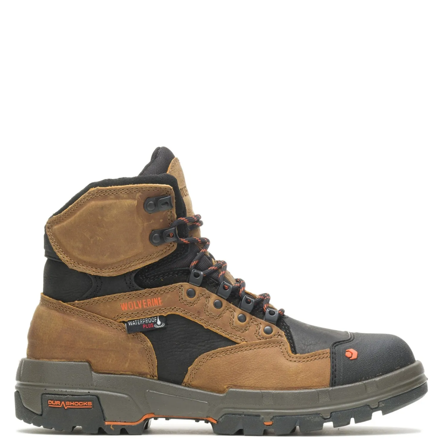 Boots*Wolverine Men's Boots, Legend DuraShocks CarbonMAX Safety Work Boot Tan