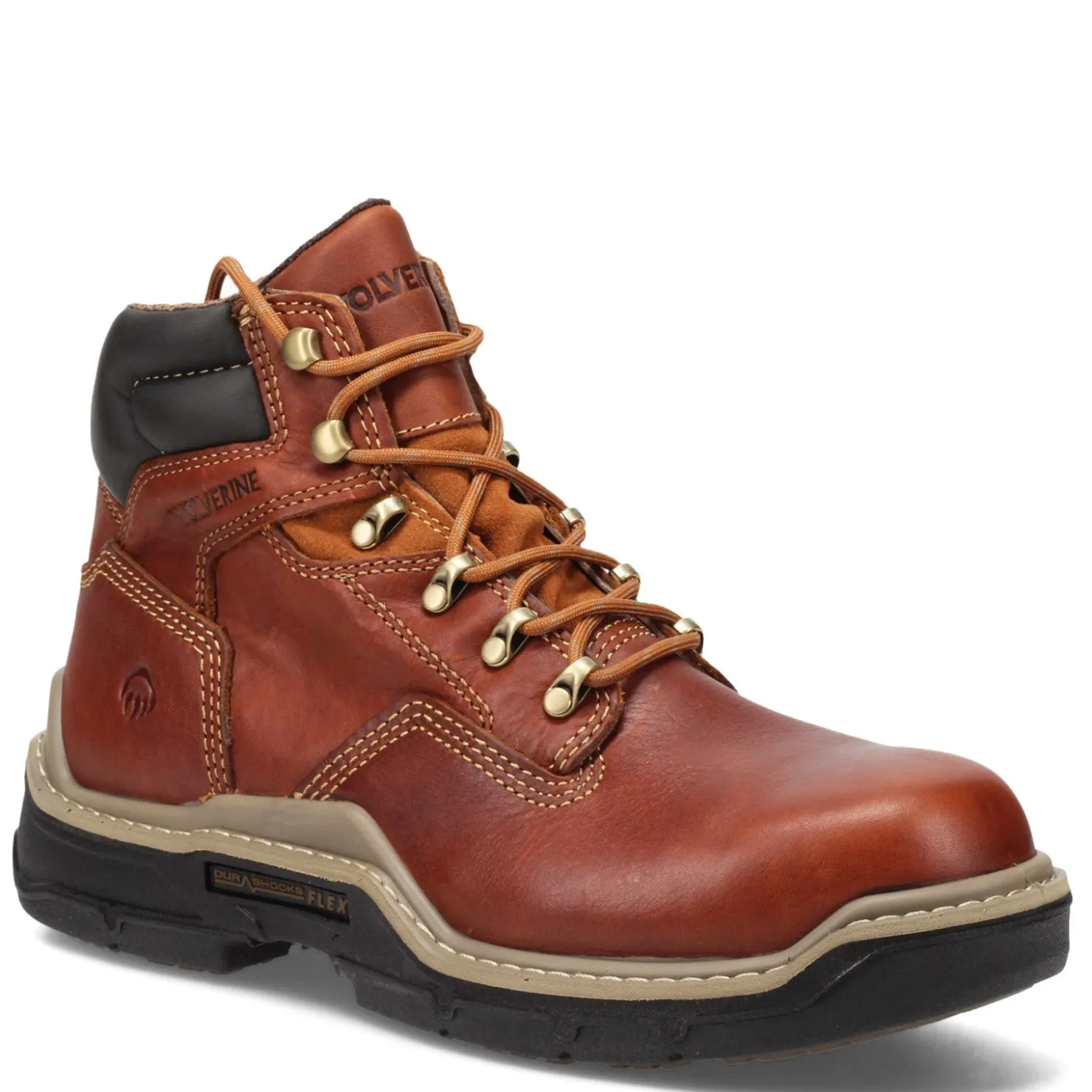 Work & Safety*Wolverine Men's Boots, Raider Durashocks 6in Work Boot Peanut