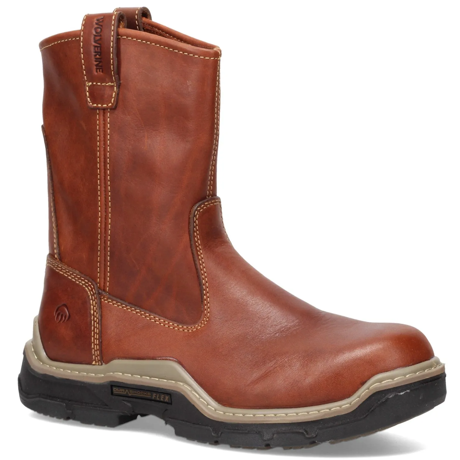 Work & Safety*Wolverine Men's Boots, Raider Durashocks Carbonmax Wellington Work Boot Peanut