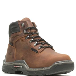 Work & Safety*Wolverine Men's Boots, Raider Comp Toe Durashocks 6in WP Work Boot Peanut