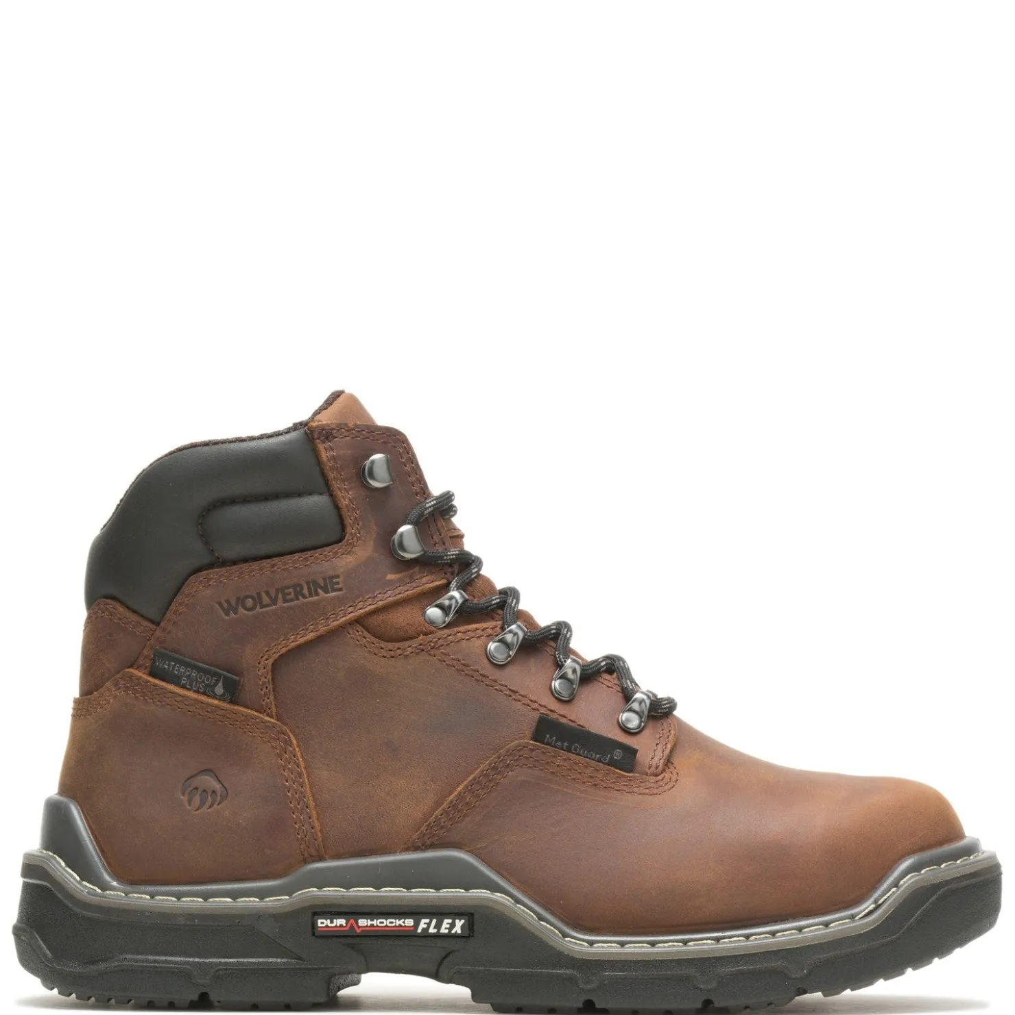 Work & Safety*Wolverine Men's Boots, Raider Comp Toe Durashocks 6in WP Work Boot Peanut