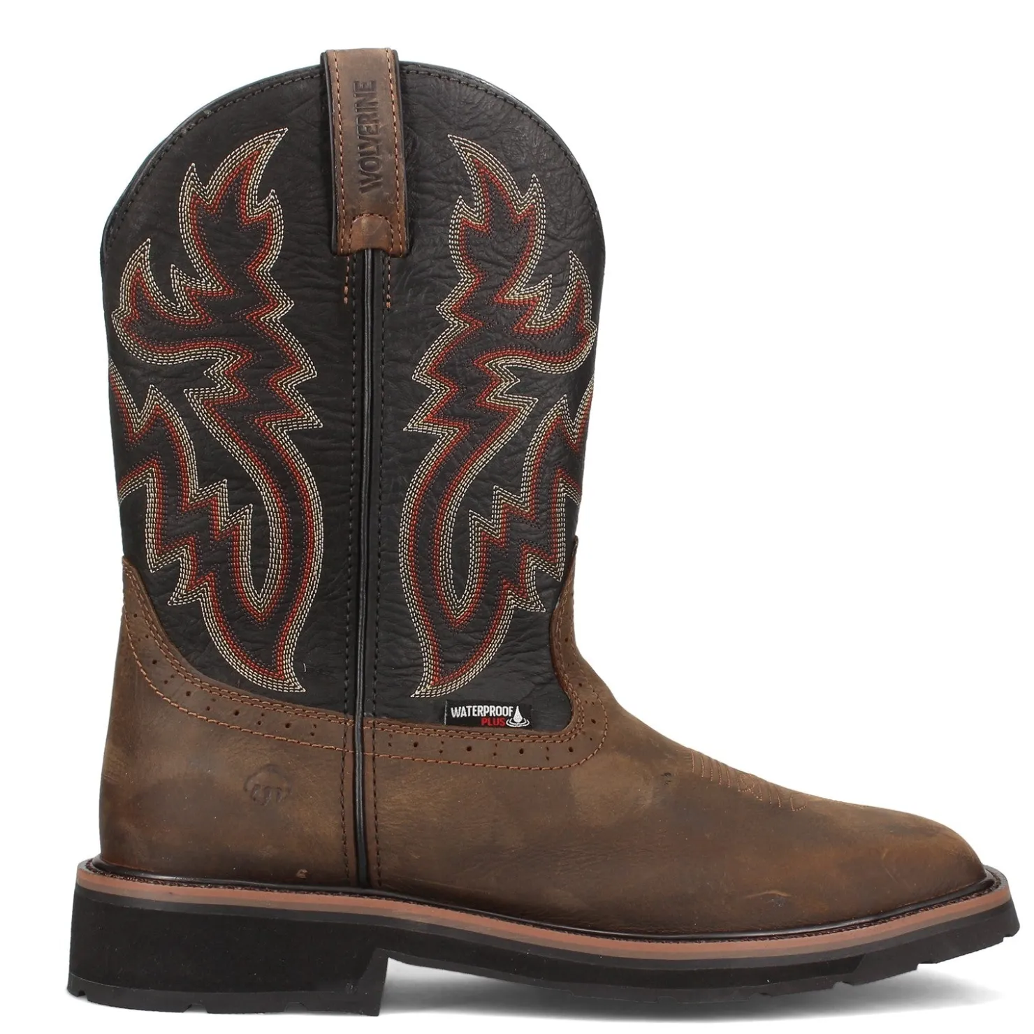Work & Safety*Wolverine Men's Boots, Rancher ST Work Boot Black Brown