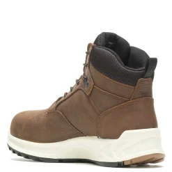 Work & Safety*Wolverine Men's Boots, ShiftPLUS LX Duraspring Alloy Toe Waterproof Mid Work Boot Brown