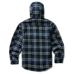 Outerwear*Wolverine Men's , Bucksaw Shirt Jac New Navy Plaid