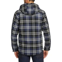 Outerwear*Wolverine Men's , Bucksaw Shirt Jac New Navy Plaid