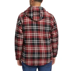 Outerwear*Wolverine Men's , Bucksaw Shirt Jac Garnet Plaid