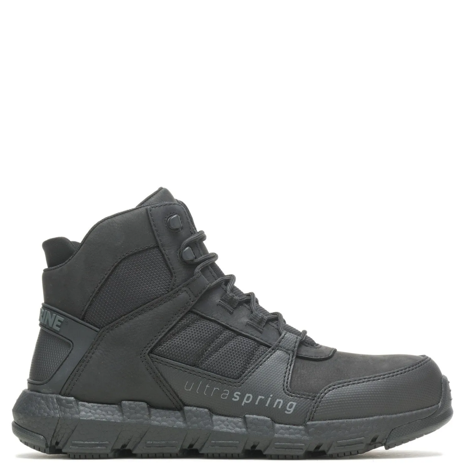 Work & Safety*Wolverine Men's , Rev UltraSpring DuraShocks Vent Composite Toe Boot Black