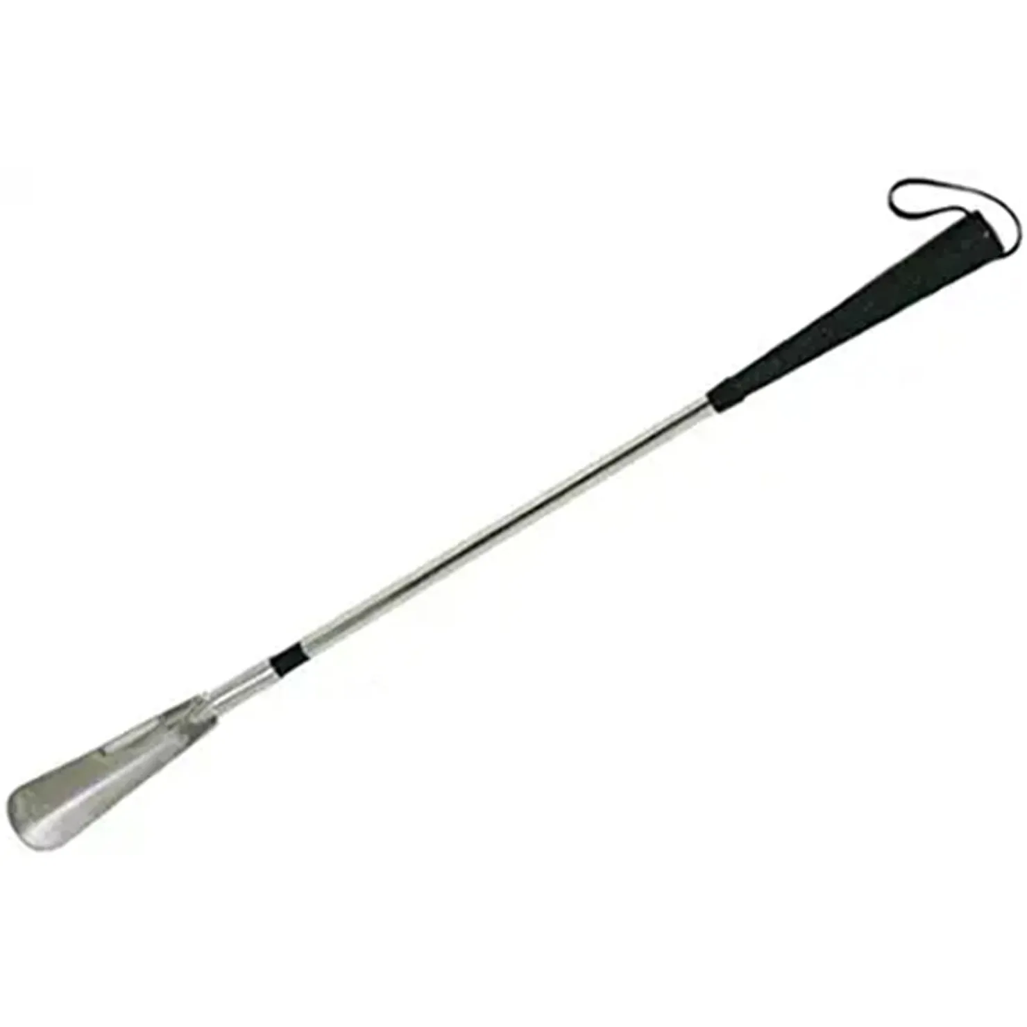Shoe Care & Polish*Miami Leather Co Miami Leather, Jockey 24 inch Shoe Horn Silver