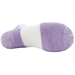 Socks*Thorlo socks, Maximum Cushion Low Cut Running Sock White Lilac