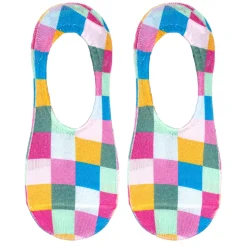 Socks*Living Royal Inc Unisex Living Royal, Liner Socks Multi Blocks