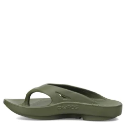 Flip Flops*OOFOS Unisex , OOriginal Sandal Forest Green