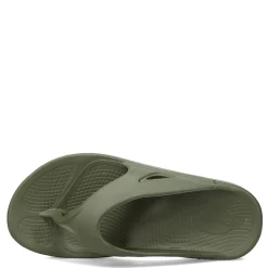 Flip Flops*OOFOS Unisex , OOriginal Sandal Forest Green