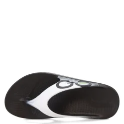Sandals*OOFOS Unisex , Ooriginal Sandal Black White
