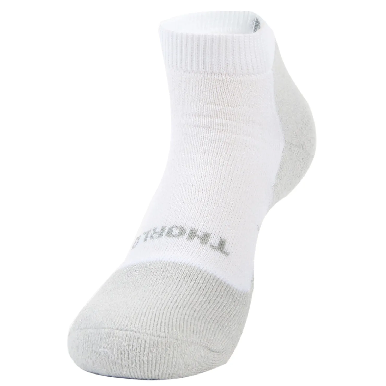 Socks*Thorlo Unisex Socks, Light Cushion Low-Cut Pickleball Socks - 1 Pair White