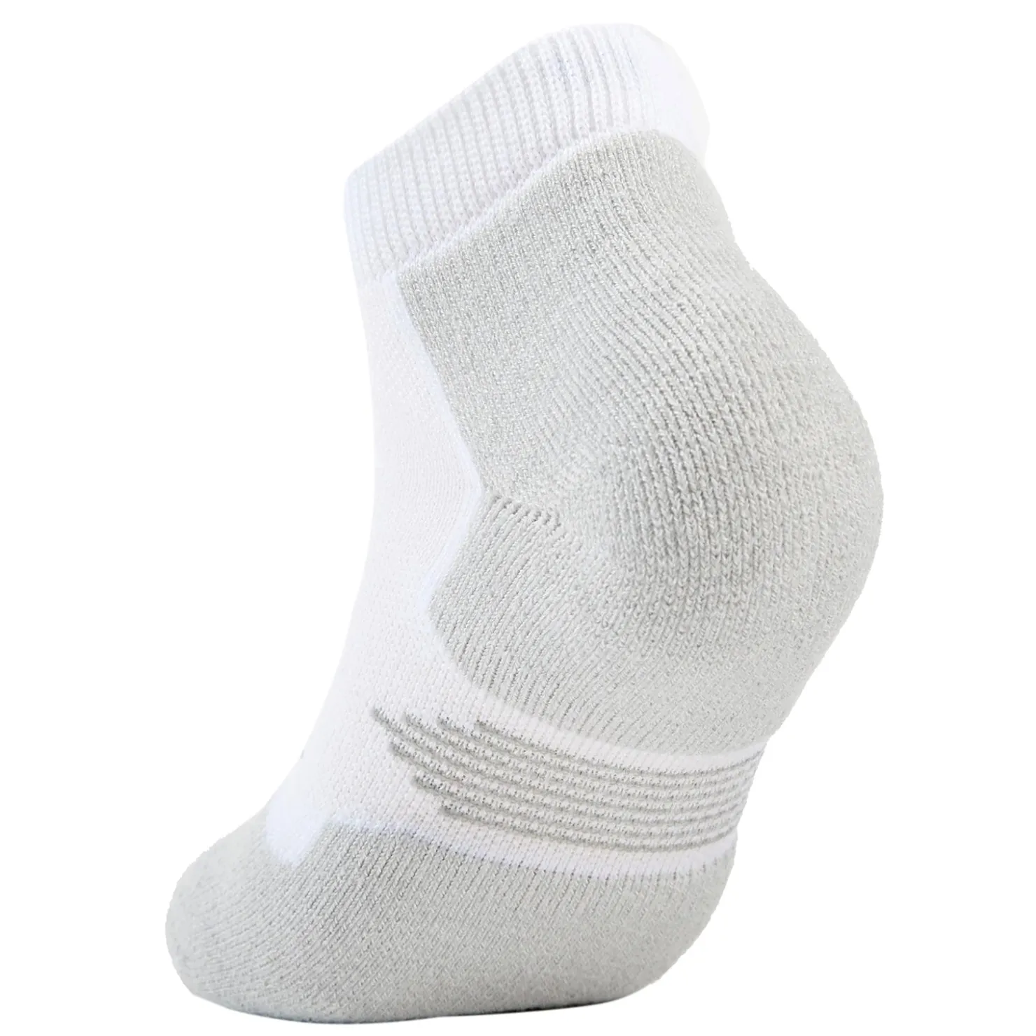 Socks*Thorlo Unisex Socks, Light Cushion Low-Cut Pickleball Socks - 1 Pair White