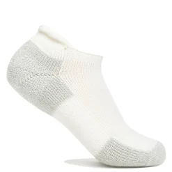 Socks*Thorlo Unisex Socks, Maximum Cushion Rolltop Running Socks- 1 Pair White Platinum