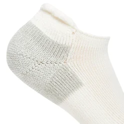 Socks*Thorlo Unisex Socks, Maximum Cushion Rolltop Running Socks- 1 Pair White Platinum