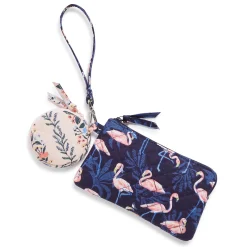 Handbags*Vera Bradley , Beach Pouch Set Flamingo Party