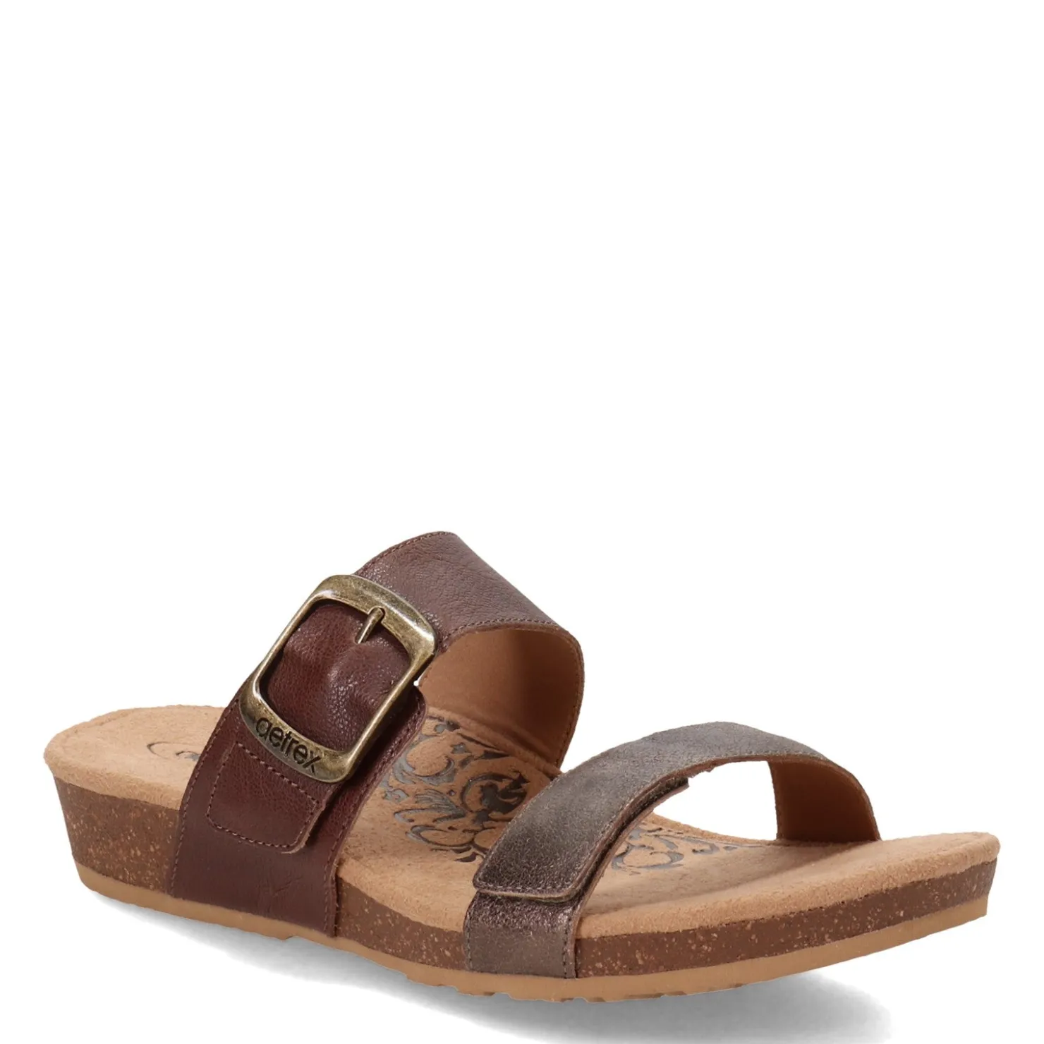 Footbed Sandals*Aetrex Women's , Daisy Sandal Brown