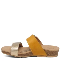 Footbed Sandals*Aetrex Women's , Daisy Sandal Yellow
