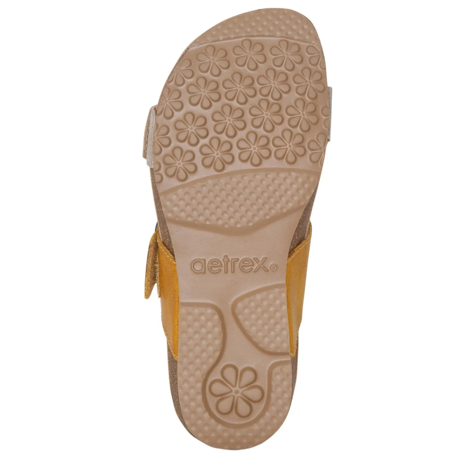 Footbed Sandals*Aetrex Women's , Daisy Sandal Yellow