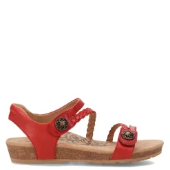 Footbed Sandals*Aetrex Women's , Jillian Sandal Red
