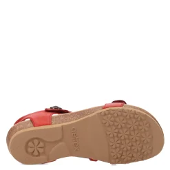 Footbed Sandals*Aetrex Women's , Jillian Sandal Red
