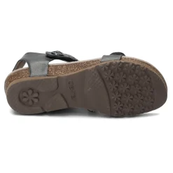 Footbed Sandals*Aetrex Women's , Jillian Sandal Gunmetal