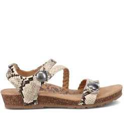 Footbed Sandals*Aetrex Women's , Jillian Sandal Snake