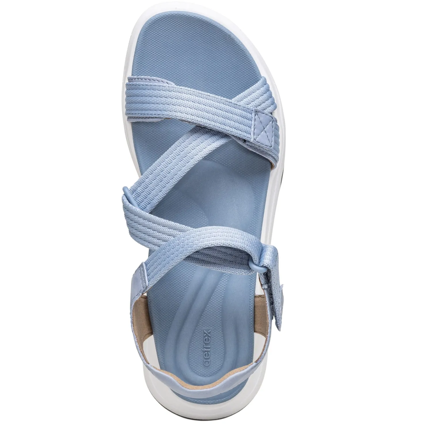 Outdoor & Hiking*Aetrex Women's , Marz Sandal Blue