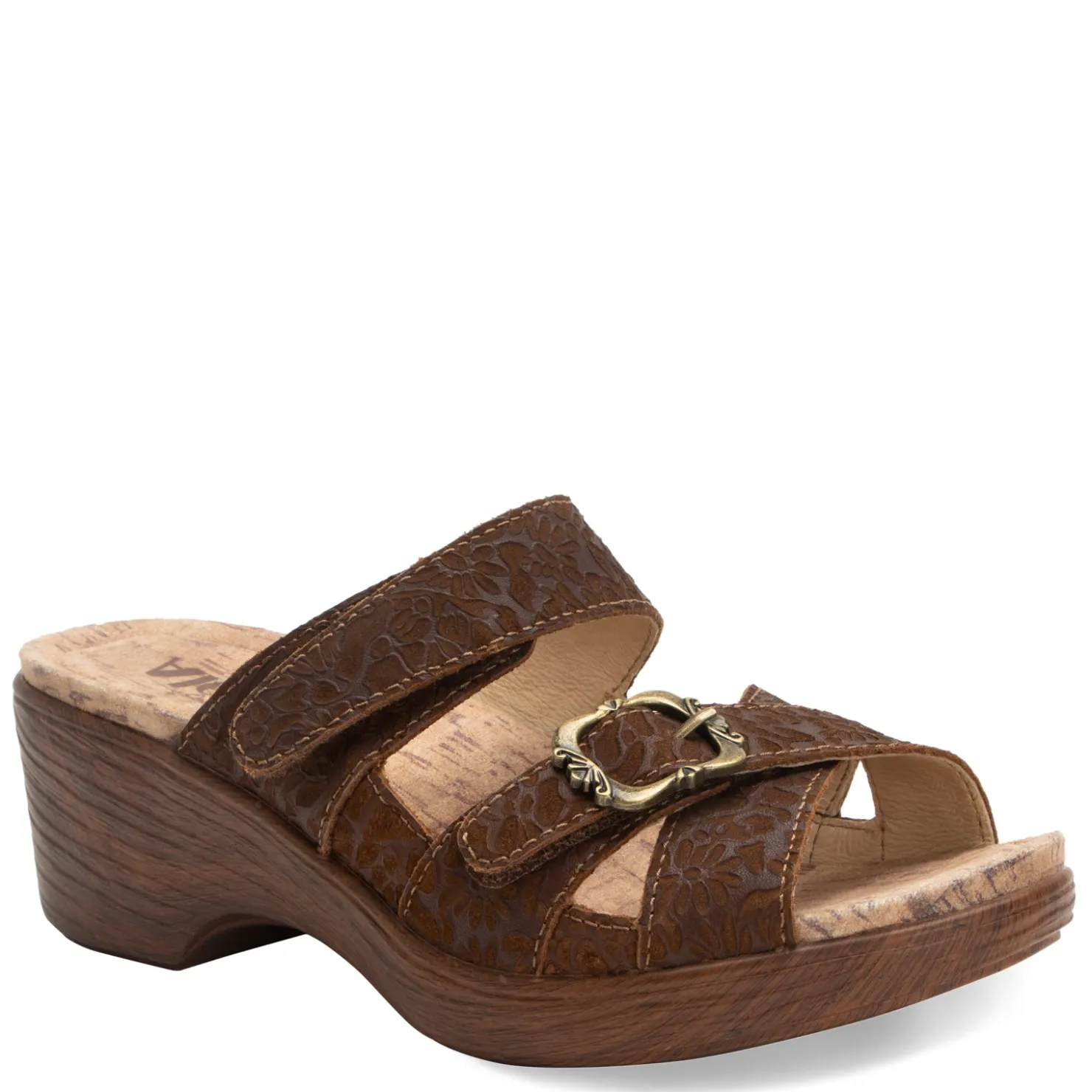 Heeled Sandals*Alegria Women's , Sierra Sandal Delicut Tawny