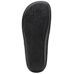 Footbed Sandals*Alegria Women's , Vella Sandal Oiled Black