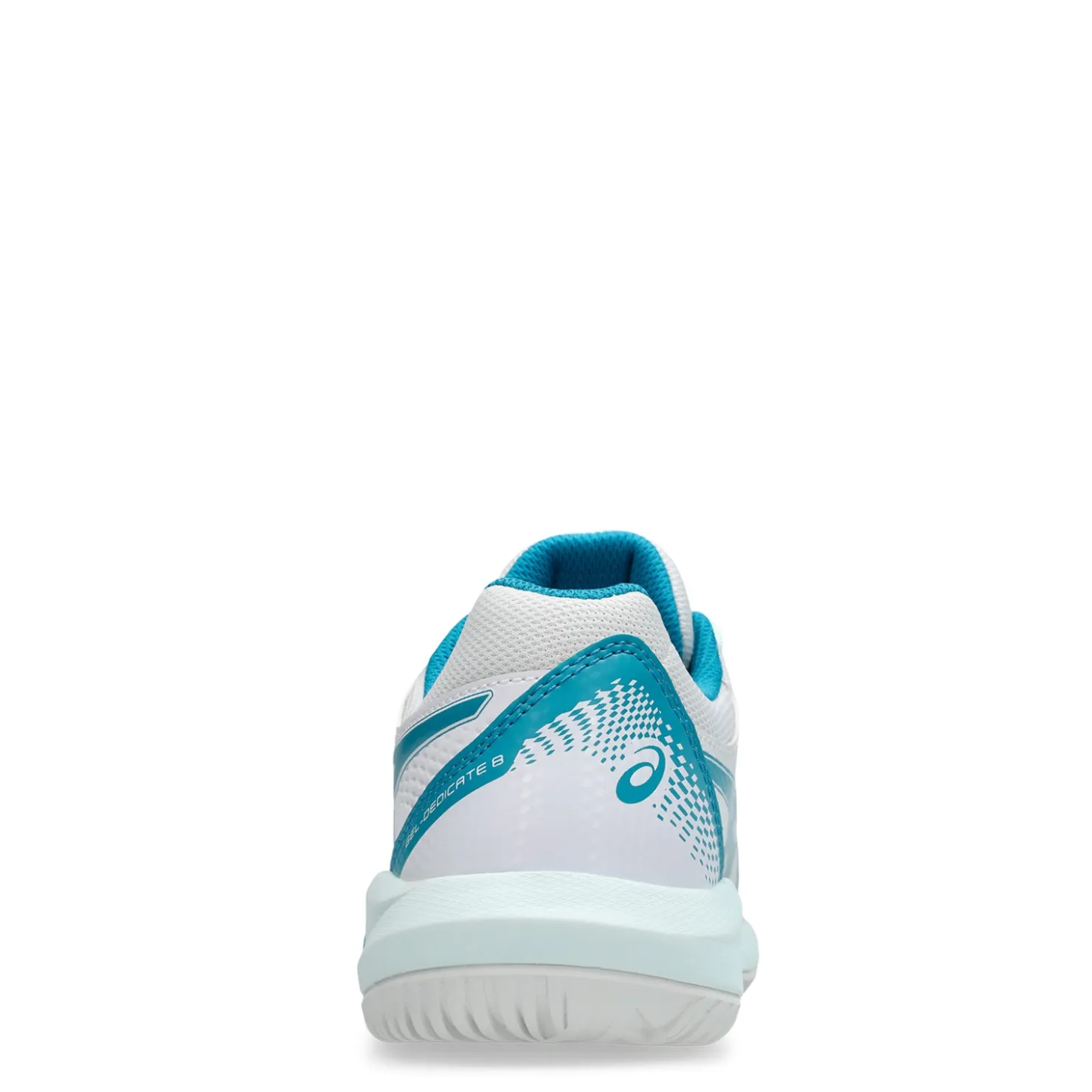 Court*ASICS Women's , GEL-Dedicate 8 Pickleball Shoe - Wide Width White/Teal Blue